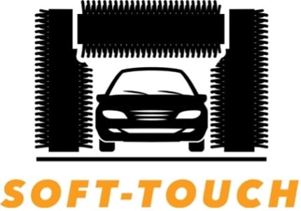 Illustration of a soft-touch car wash