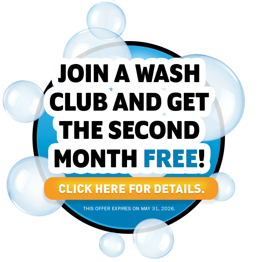 Join today and get a FREE month of washes! 
